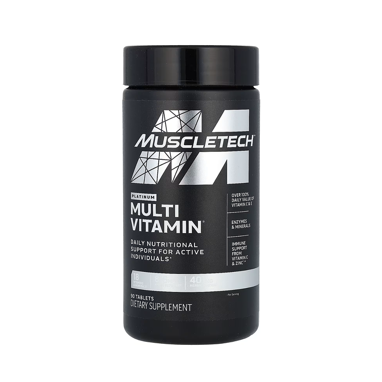 Multivitamin Platinum Muscletech 90 Tabletas 1