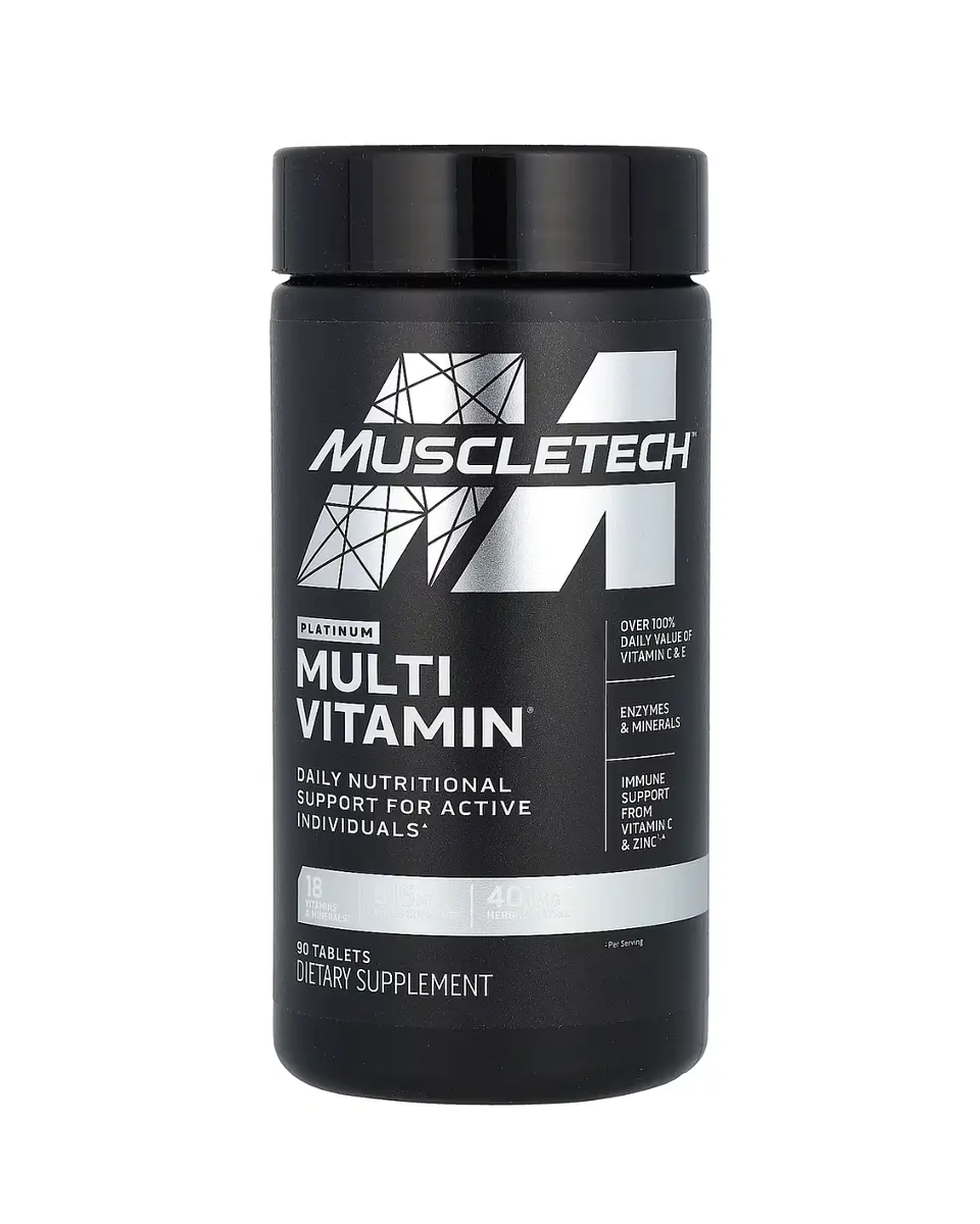 Multivitamin Platinum Muscletech 90 Tabletas 1