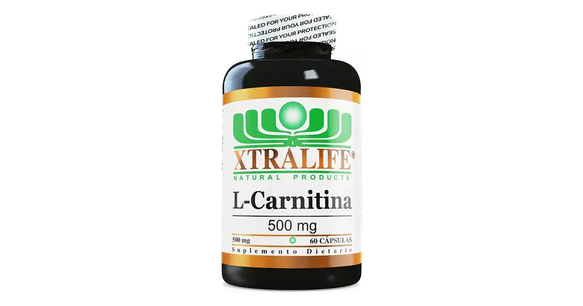 L Carnitina 500 mg Xtralife | Mis Vitaminas