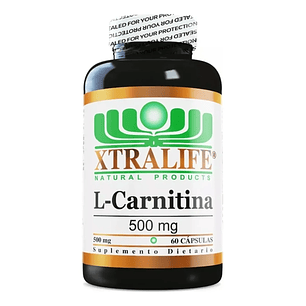 L Carnitina 500 mg 60 Cápsulas Xtralife