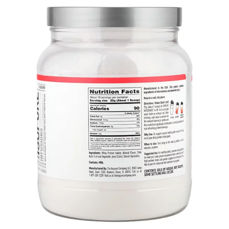 ISOPURE Infusions 400 gramos 20 gramos proteina  2