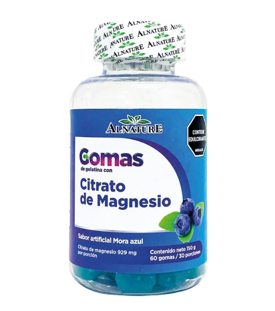 GOMAS CON CITRATO DE MAGNESIO * 60 GOMAS