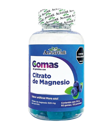 Gomas Citrato de Magnesio Alnature 60 gomas