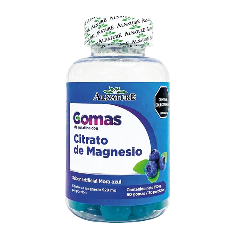 Gomas Citrato de Magnesio Alnature 60 gomas 1