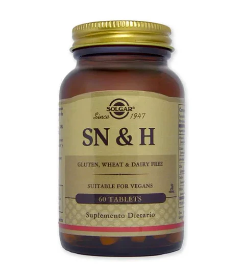 SN & H Solgar 60 Tabletas Skin Hair