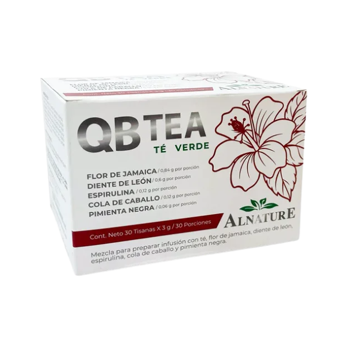 QB TEA Té Verde 30 porciones Alnature 1