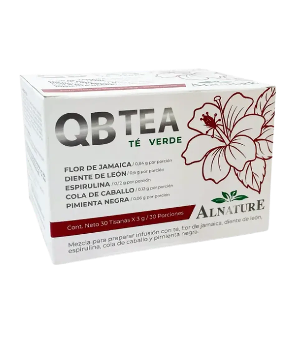 QB TEA Té Verde 30 porciones Alnature 1