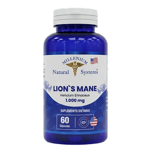 Lion's Mane 1000 mg 60 Softgels Millenium Natural Systems