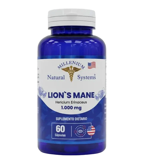 Lion's Mane 1000 mg 60 Softgels Millenium Natural Systems