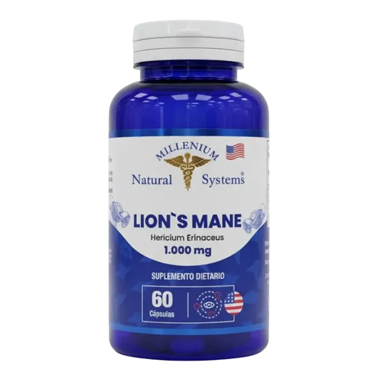 Lion's Mane 1000 mg 60 Softgels Millenium Natural Systems 1