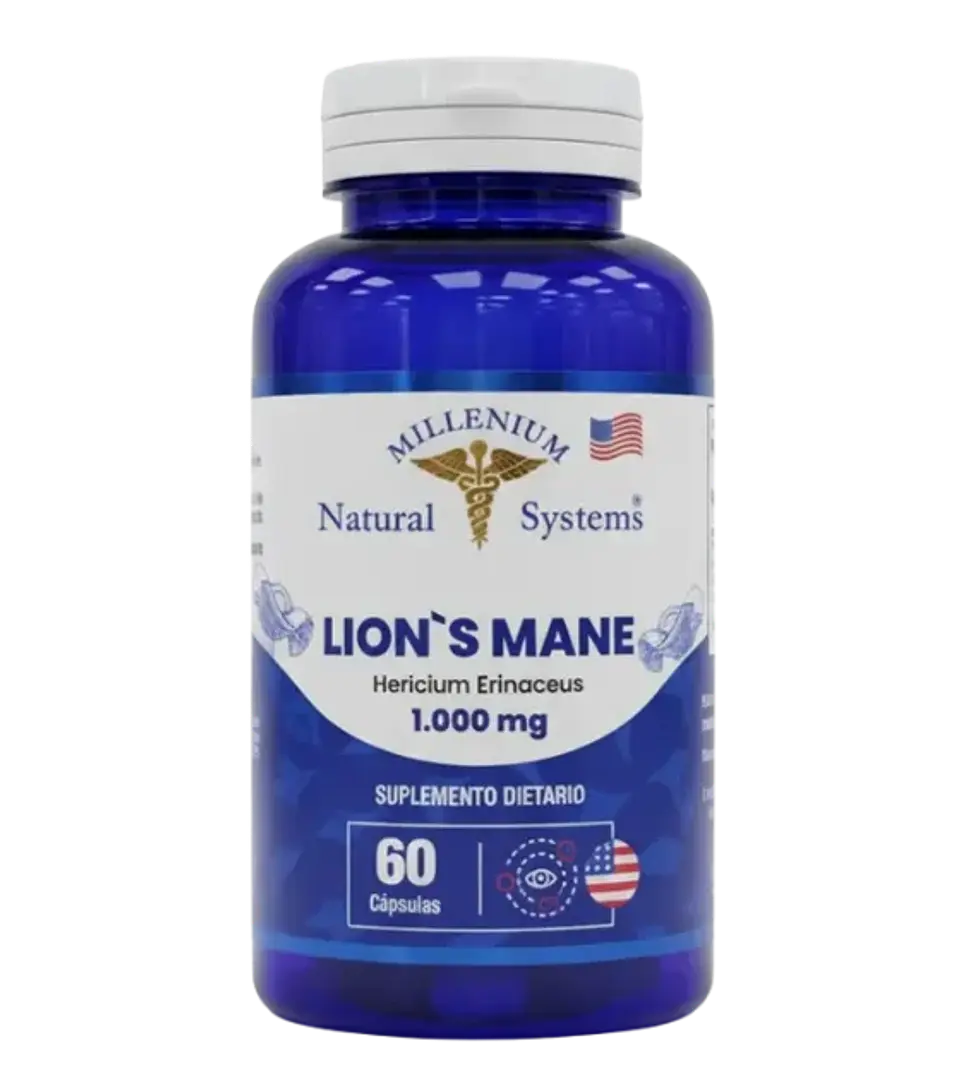 Lion's Mane 1000 mg 60 Softgels Millenium Natural Systems 1