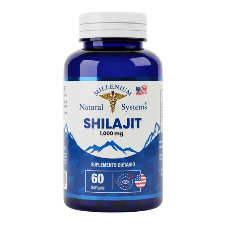 Shilajit 1000 mg 60 Softgels Millenium Natural Systems 1