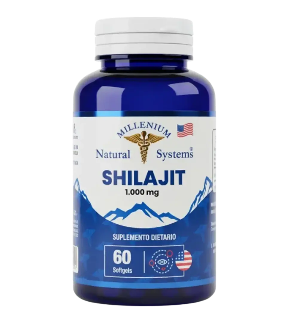 Shilajit 1000 mg 60 Softgels Millenium Natural Systems 1