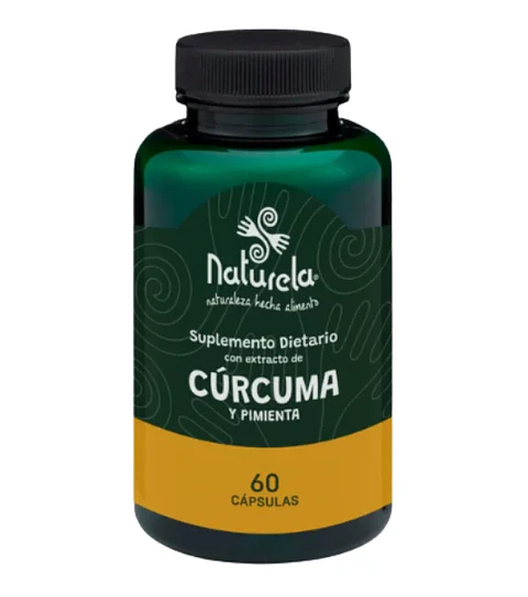 Cúrcuma y Pimienta Naturela 60 Cápsulas
