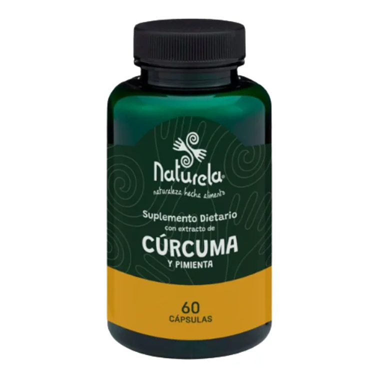 Cúrcuma y Pimienta Naturela 60 Cápsulas 1