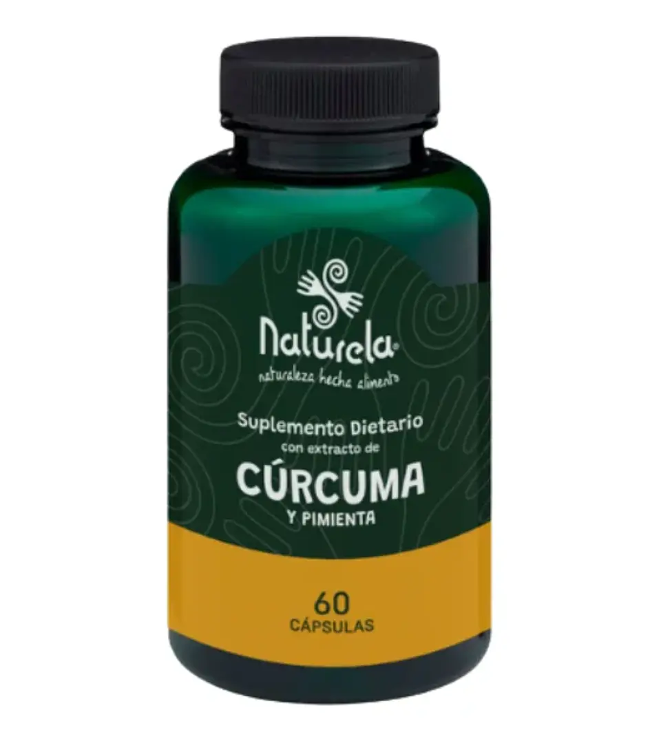 Cúrcuma y Pimienta Naturela 60 Cápsulas 1