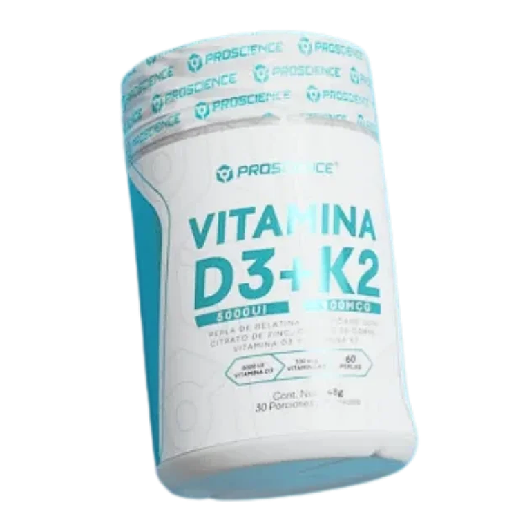 Vitamina D3 + K2 Proscience 60 Perlas 1