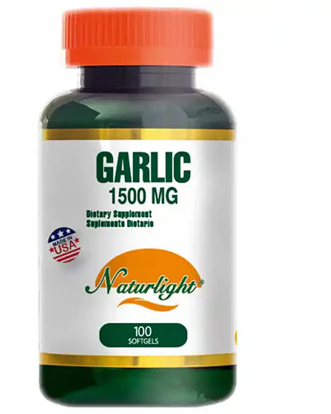 Garlic 1500 mg 100 Softgels Naturlight