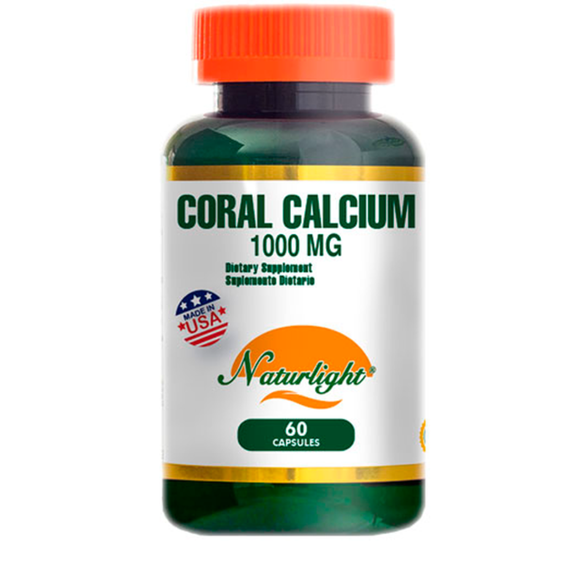 Coral Calcium 1000 mg 60 Capsulas Naturlight 1