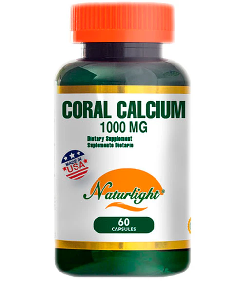 Coral Calcium 1000 mg 60 Capsulas Naturlight
