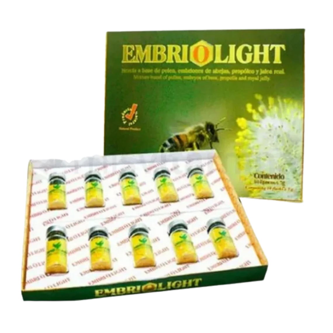 Embriolight Embriones de Abeja 10 Frascos Natural light 1