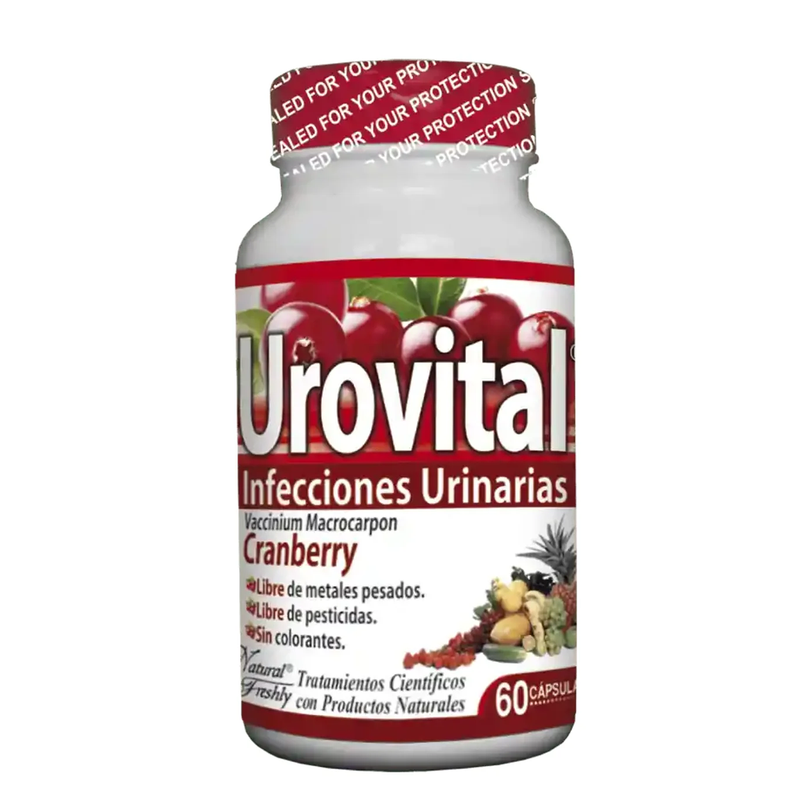Urovital Natural Freshly 60 Cápsulas 1