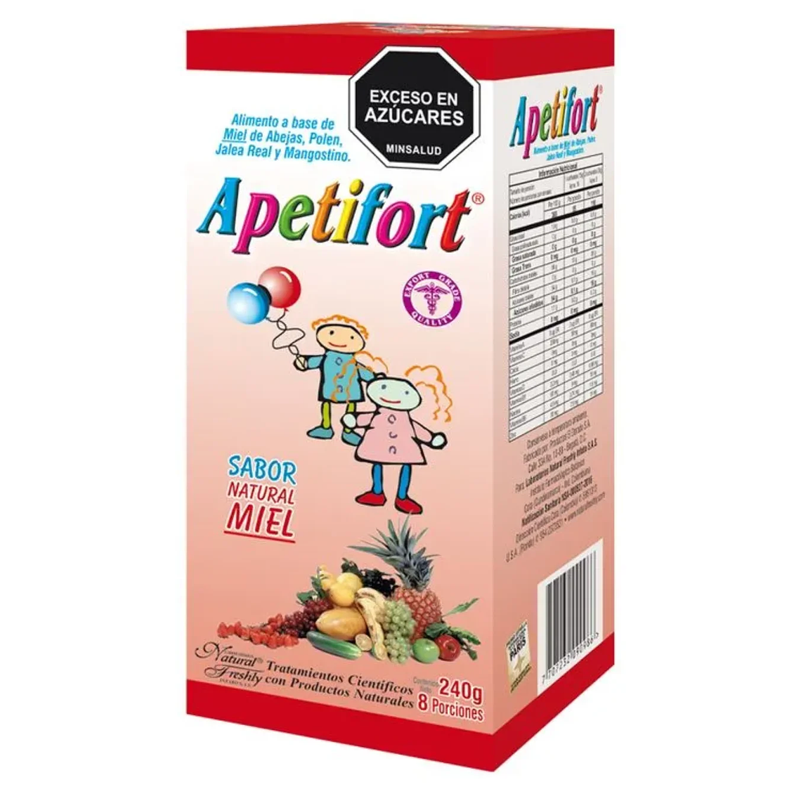 Apetifort Sabor a Miel 240 g Natural Freshly 1
