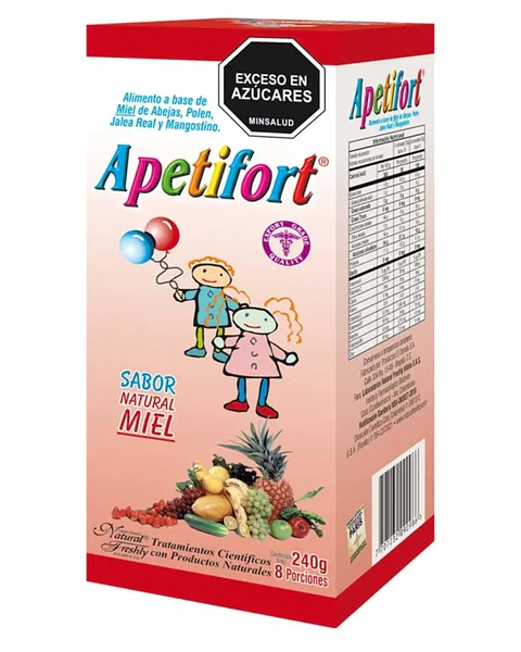 Apetifort Sabor a Miel 240 g Natural Freshly