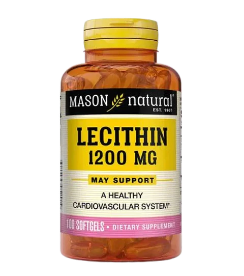 Lecithin 1200 mg 100 Softgels Mason Natural 
