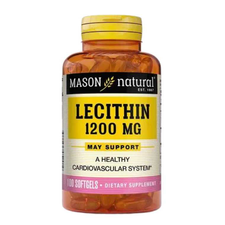 Lecithin 1200 mg 100 Softgels Mason Natural  1