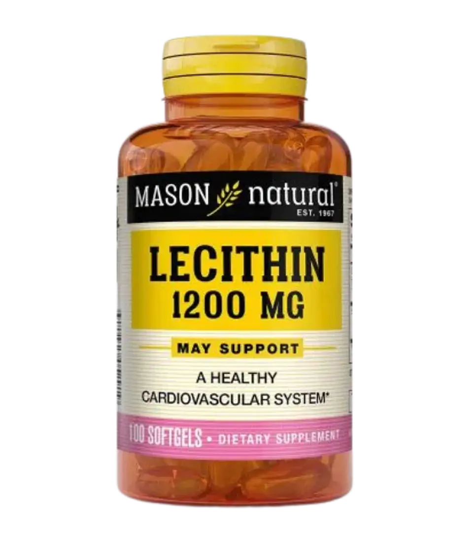 Lecithin 1200 mg 100 Softgels Mason Natural  1