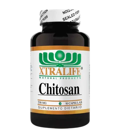 Chitosan 200 mg 90 Cápsulas Xtralife 
