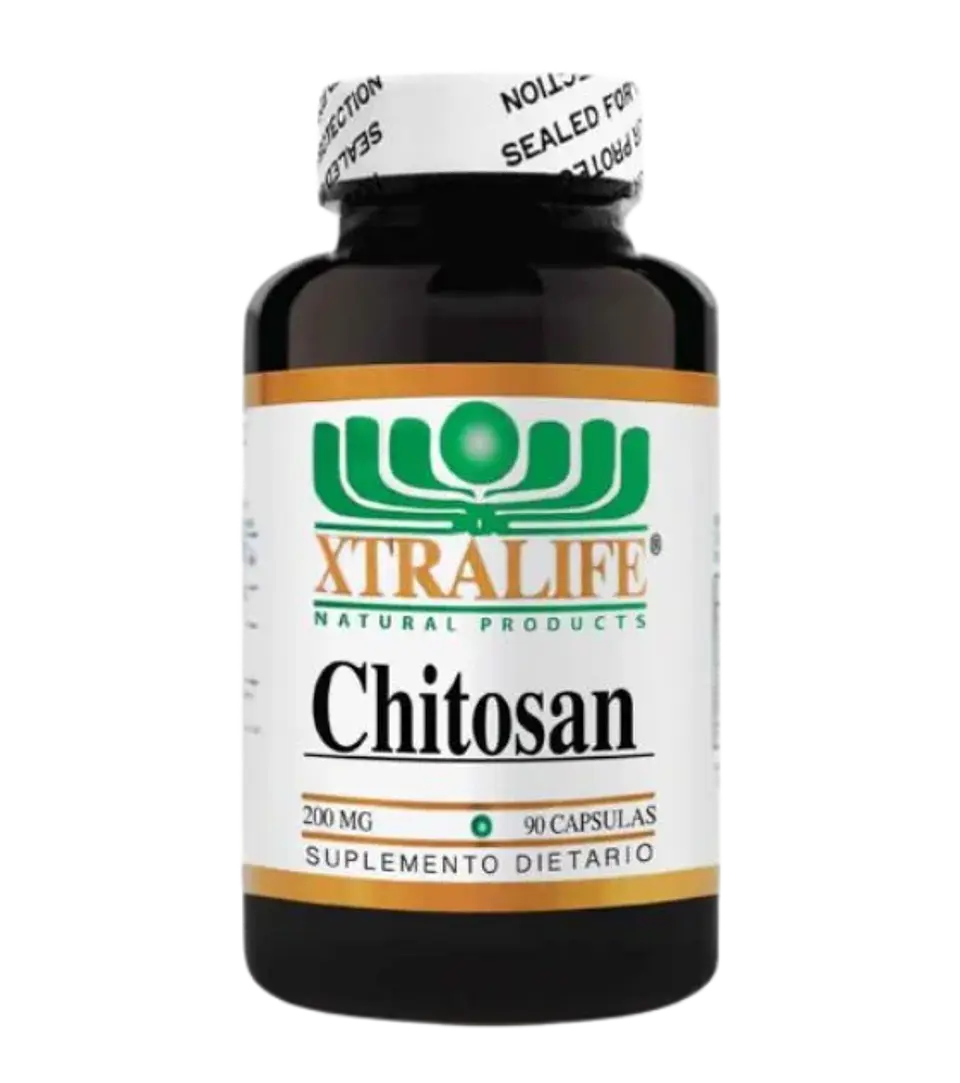 Chitosan 200 mg 90 Cápsulas Xtralife  1