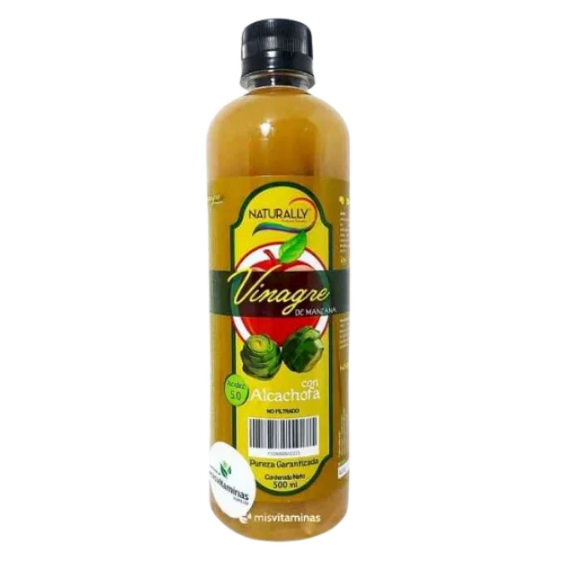 Vinagre de Manzana con Alcachofa 500 ml Naturally  1