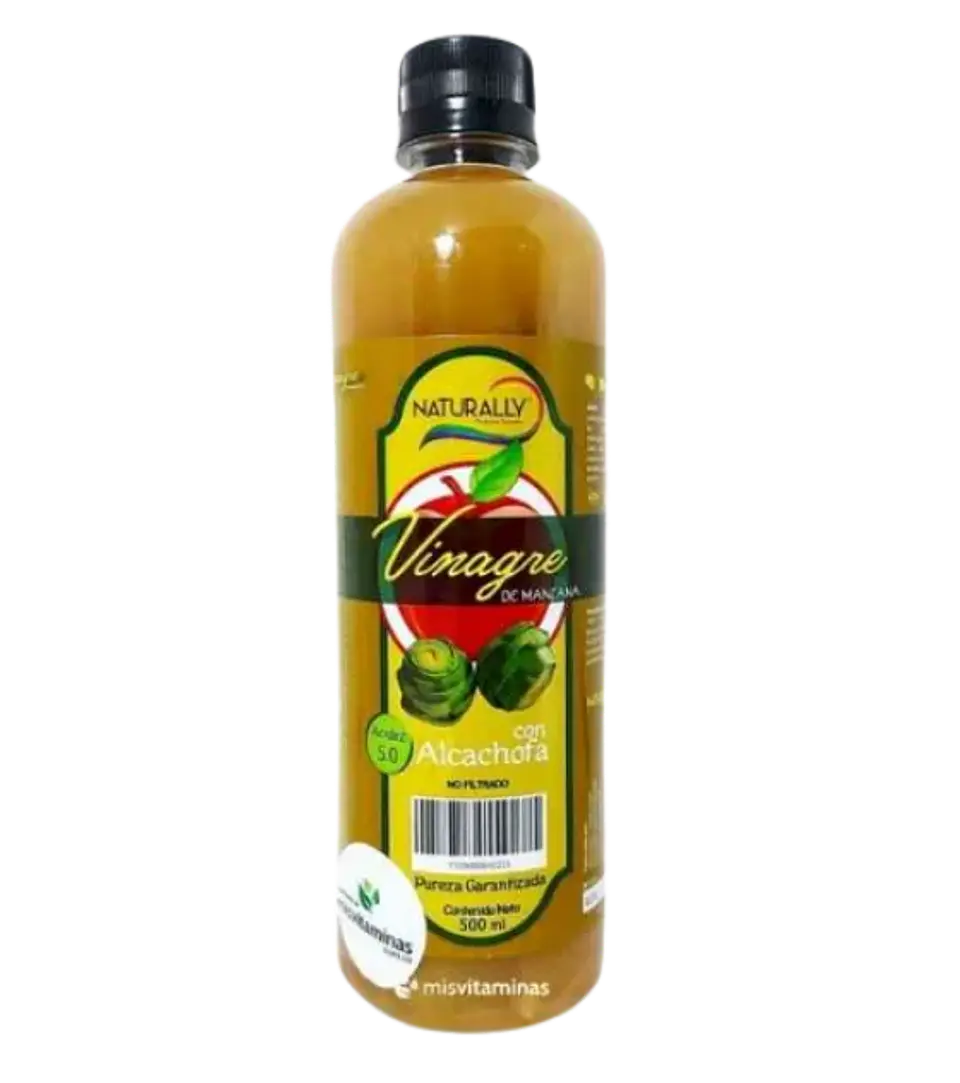 Vinagre de Manzana con Alcachofa 500 ml Naturally  1