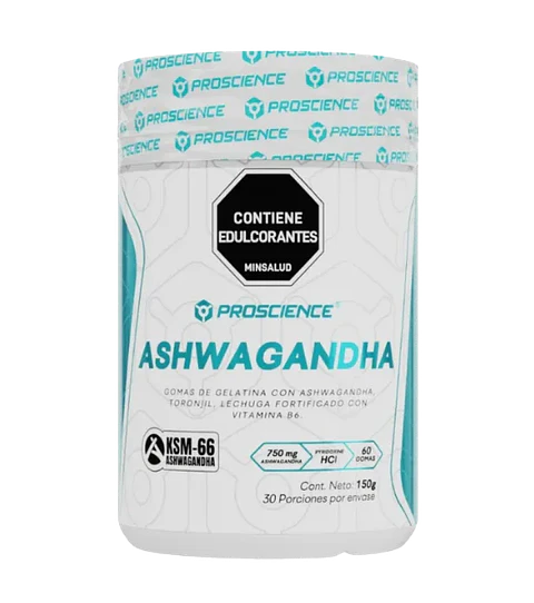 Ashwagandha KSM 66 Gomas 30 Porciones Proscience 
