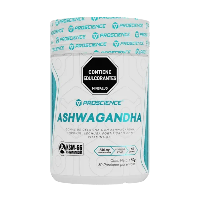 Ashwagandha KSM 66 Gomas 30 Porciones Proscience  1