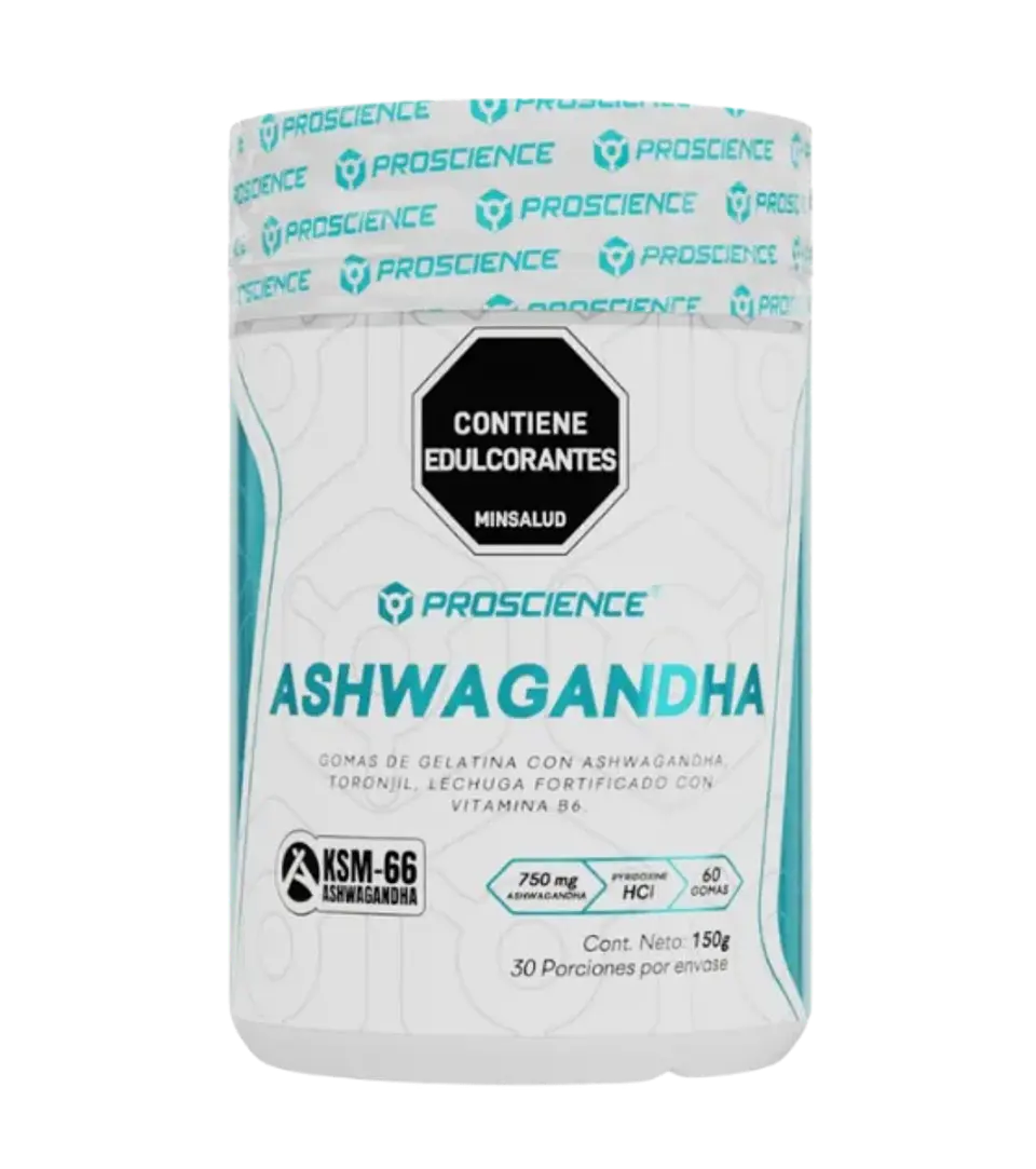 Ashwagandha KSM 66 Gomas 30 Porciones Proscience  1