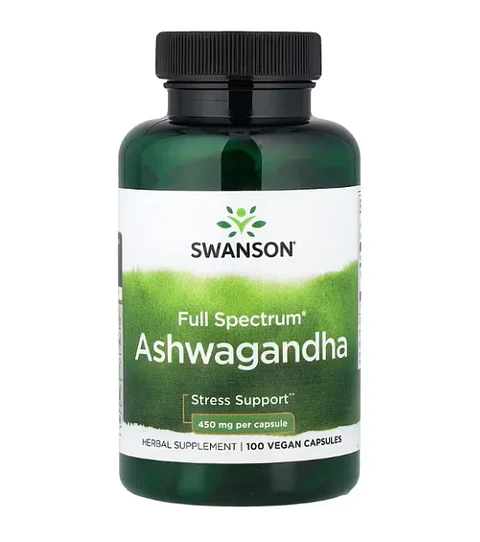 Ashwagandha Full Spectrum 100 Cápsulas Swanson