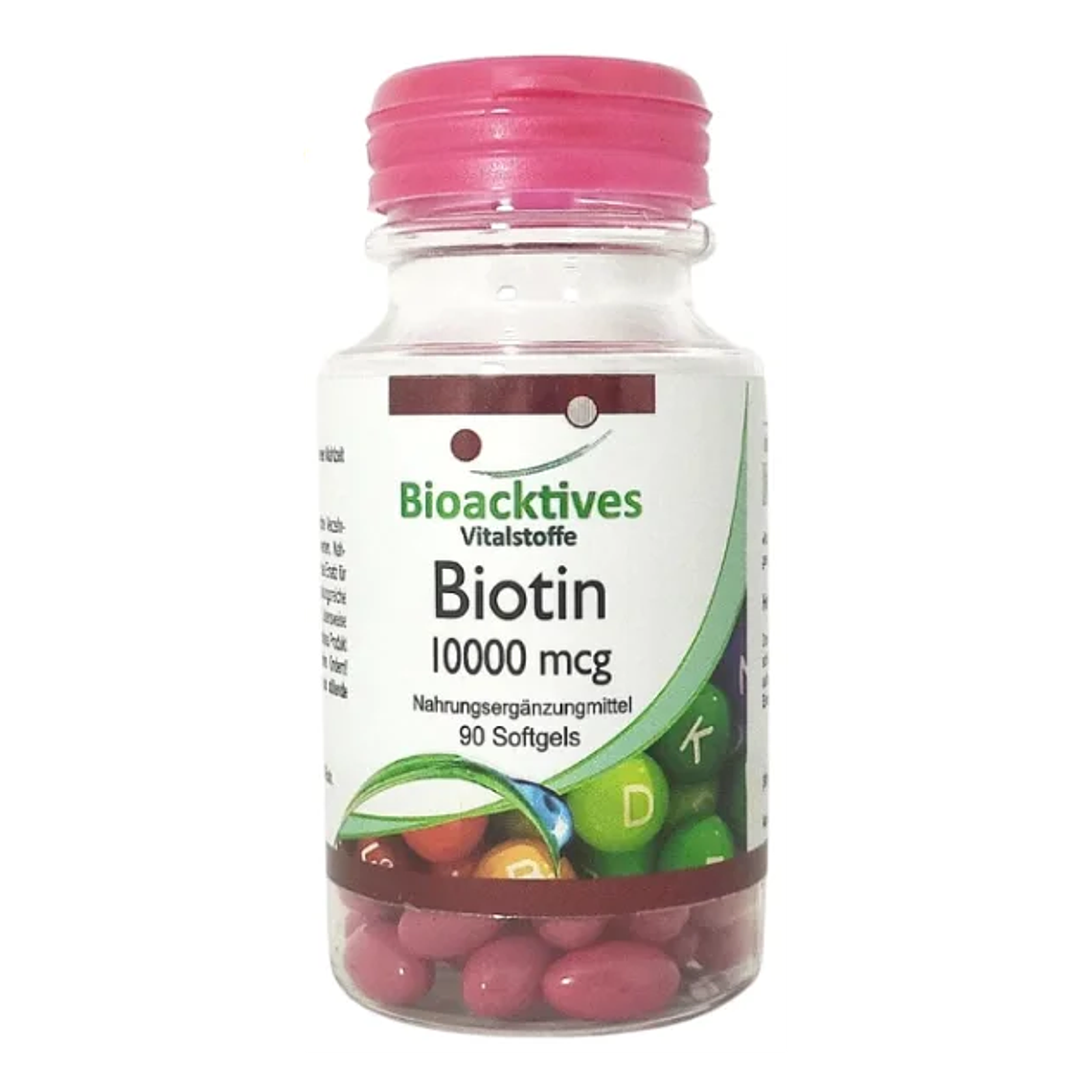 Biotin 10000 mcg Bioacktives 90 Softgels 1