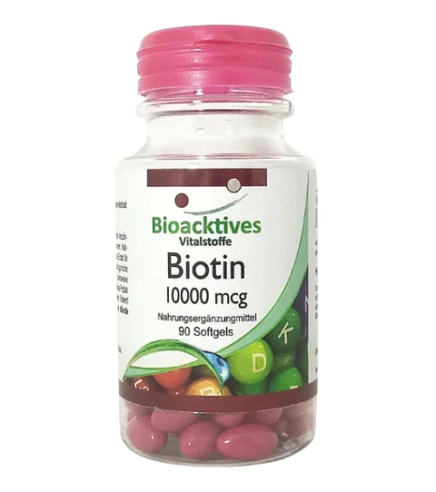 Biotin 10000 mcg Bioacktives 90 Softgels