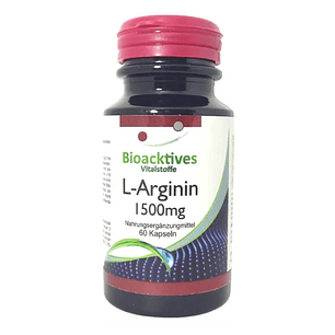 L Arginina 1500 mg Bioacktives 60 Cápsulas