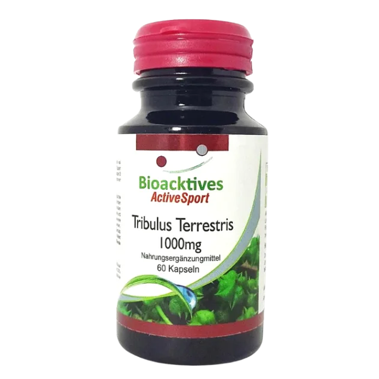 Tribulus Terrestris 1000 mg Bioacktives 60 Cápsulas 1