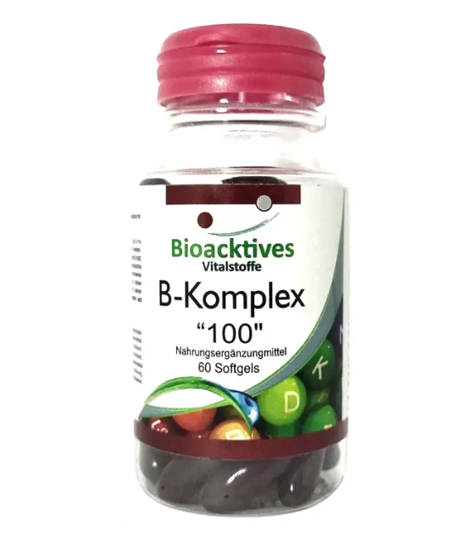 B Komplex 100 Bioacktives 60 Softgels 1