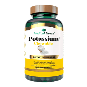 Potassium Chewable Medical Green 100 Tabletas