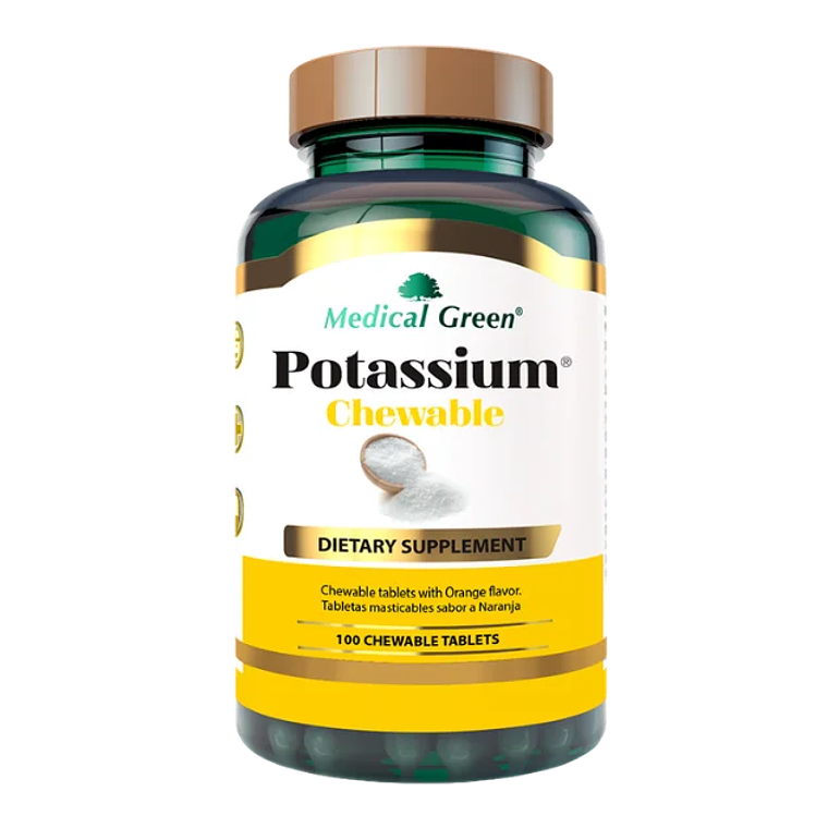 Potassium Chewable Medical Green 100 Tabletas 1