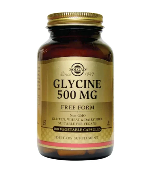 Glycine 500 mg 100 Capsulas Solgar 