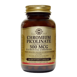 Chromium Picolinate 500 mcg 60 Cápsulas Solgar