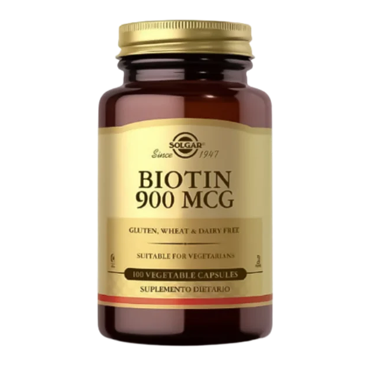 Biotin 900 mcg Solgar 100 Cápsulas 1