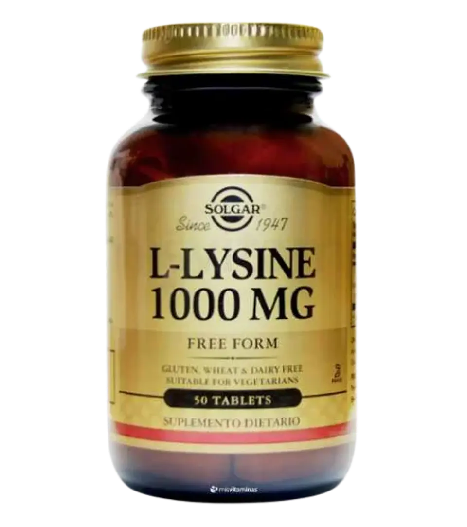 L Lysine 1000 mg Solgar 50 Tabletas 1